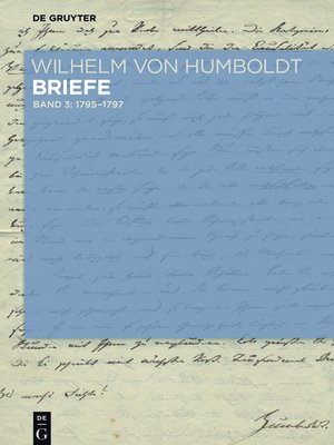 cover image of Briefe Juli 1795 bis Juni 1797